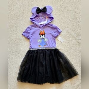NWT girls original Disney Minnie Mouse Halloween spooky tutu Dress size XS S M L